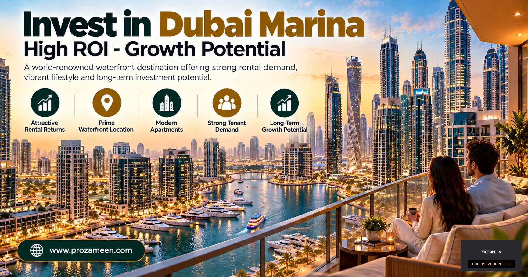 Invest in Dubai Marina - High ROI - Growth Potential