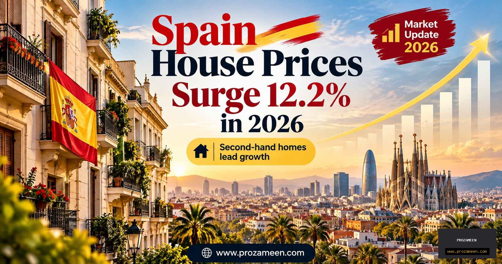 Spain House Prices Surge 12.2% in 2026