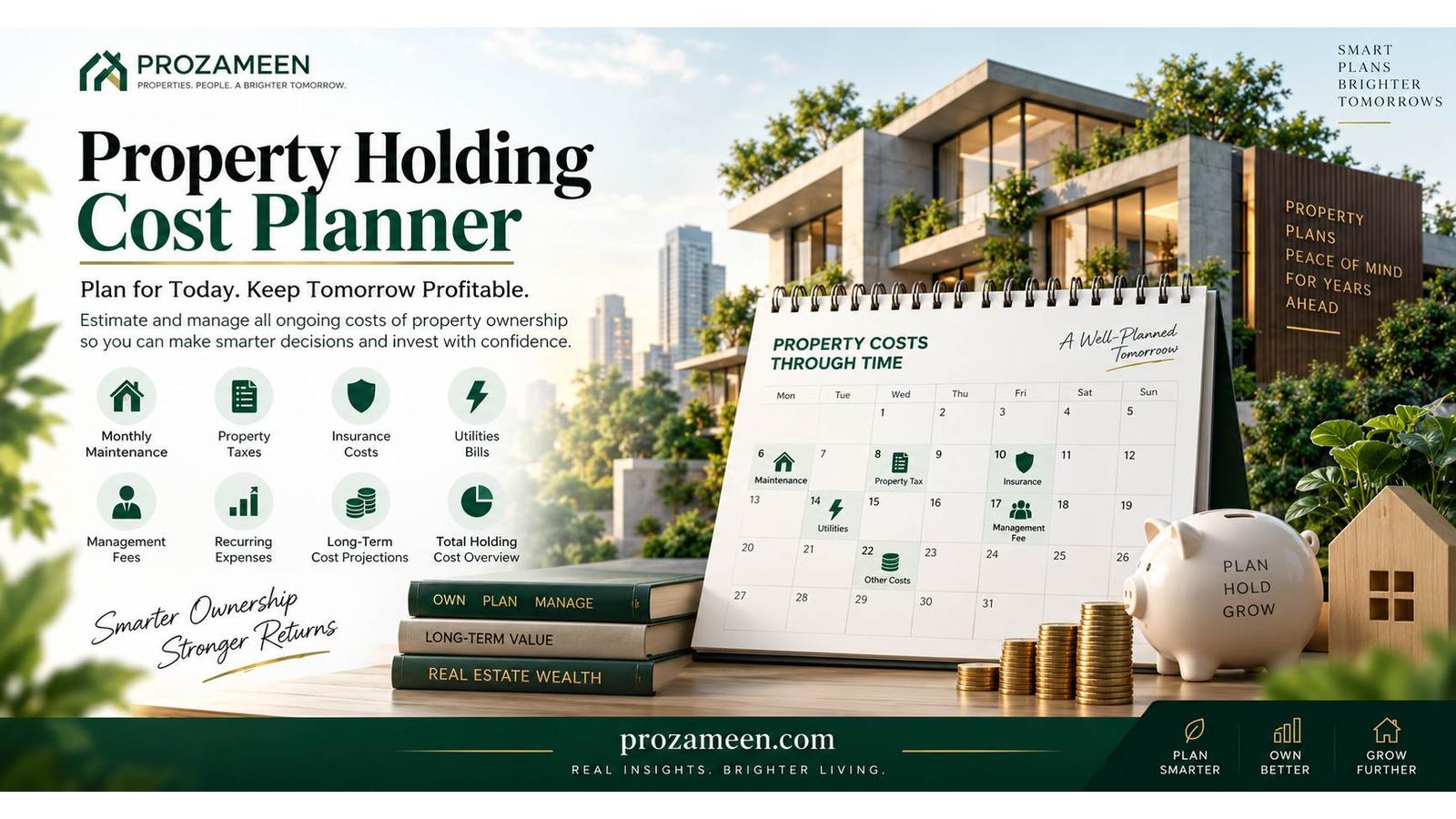 Property Holding Cost Planner